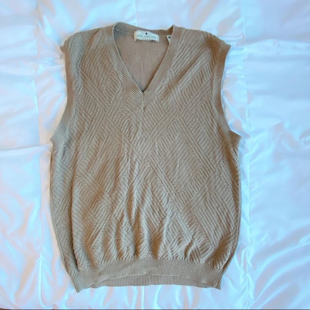 John Ashford Vintage Knit Sweater Vest